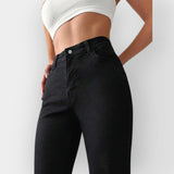 Kristýna Sofistikovanā Bootcut Jeanid Kõrge Vöökoht